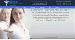 Desktop Screenshot of hancockchiro.com